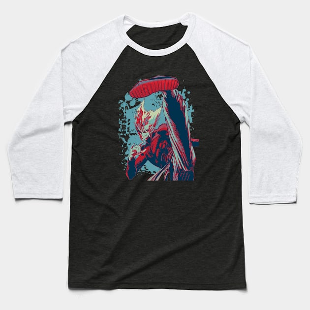 garou Baseball T-Shirt by DinoZard